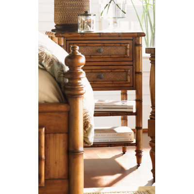 Island Estate Ginger Island 2 Drawer Nightstand by Tommy Bahama Home -image