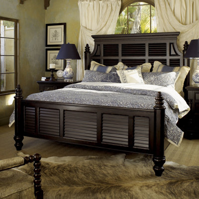 Kingstown Malabar Panel Bed by Tommy Bahama Home -image
