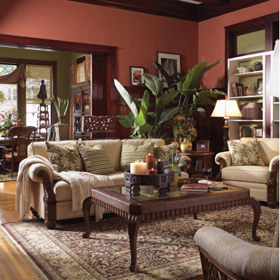 Tommy Bahama Home Tommy Bahama Home Benoa Harbour Loose Back Sofa