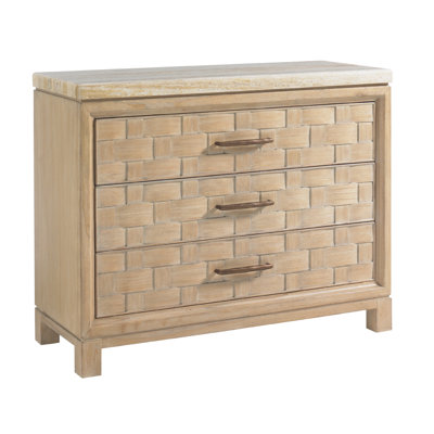 Road to Canberra Perth 3 Drawer Bachelor's Chest by Tommy Bahama Home -image