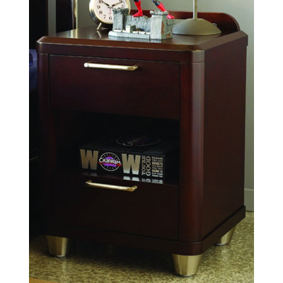 Aura 2 Drawer Nightstand by Opus Designs -image
