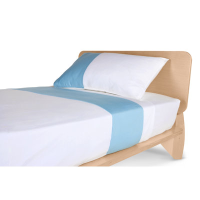 True Modern Starburst Bedding Collection in Brown and Blue