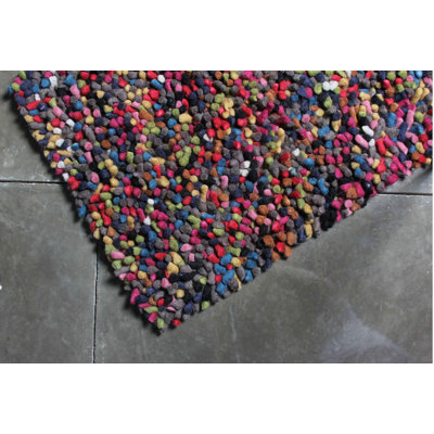 True Modern Lil Wooly Multi Colored Rug