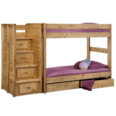 Kids Bunk Beds With Stairs | Wayfair