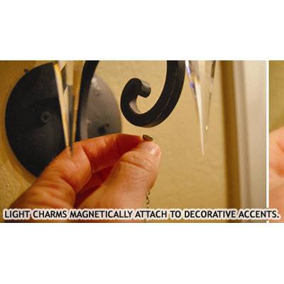 Light Charms Holiday Stocking Decorative Accent (Set of 3)