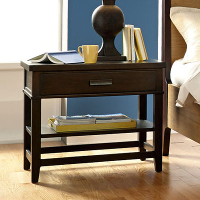 Voyage 1 Drawer Nightstand by HGTV Home -image