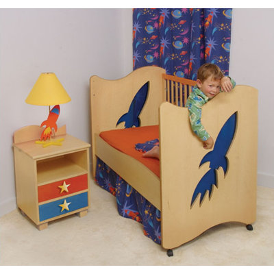 Room Magic Star Rocket 5 Piece Crib Set