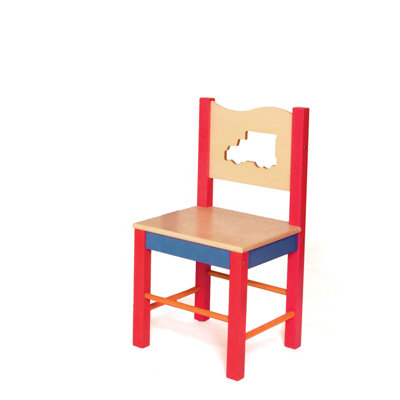 Room Magic Boys Like Trucks 24" W Writing Desk and Chair Set
