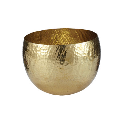 Lazy Susan USA Hammered Brass Bowl