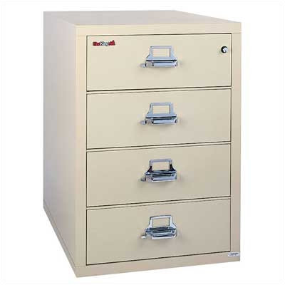 Fire King 31" W Four-Drawer Lateral File