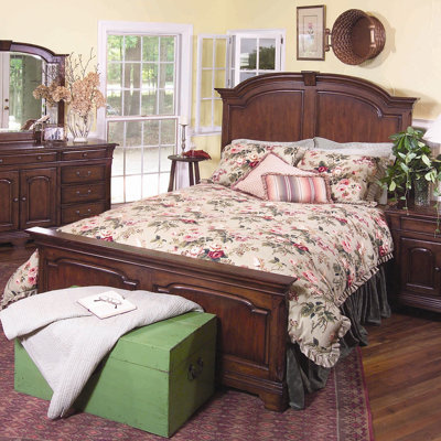 Nottingham Cottage Panel Bed by Leda Furniture -image