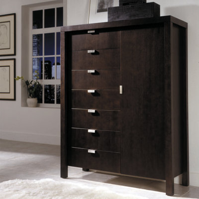 Avant-Garde 7 Drawer Gentleman's Chest by Leda Furniture -image