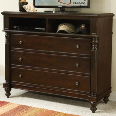 Old Havana 3 Drawer Media Chest by Panama Jack Outdoor -image