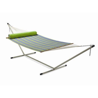 Twotree Hammocks Large Quilted Fabric Hammock with Stand