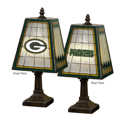 The Memory Company NFL 14" Art Glass Table Lamp