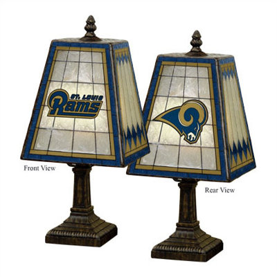 The Memory Company NFL 14" Art Glass Table Lamp