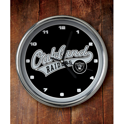 The Memory Company NFL Chrome Clock