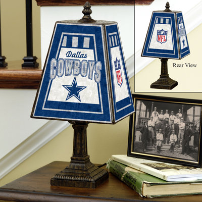 The Memory Company NFL 14" Art Glass Table Lamp