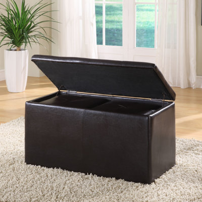 Modus Furniture Urban Leatherette Storage Bench