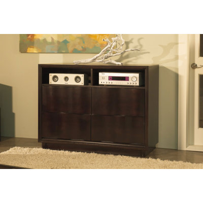 Maui Wave 4 Drawer Media Dresser by Modus Furniture -image