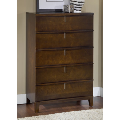 Click To Image : Legend Wood 5 Drawer Standard Chest by Modus Furniture Now