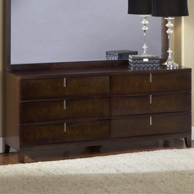 Legend Wood 6 Drawer Standard Dresser by Modus Furniture -image