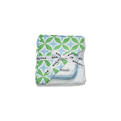 Hooded Towel Set in Foursquare Blue
