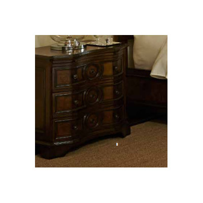 Bella Cera 3 Drawer Nightstand by Michael Amini -image