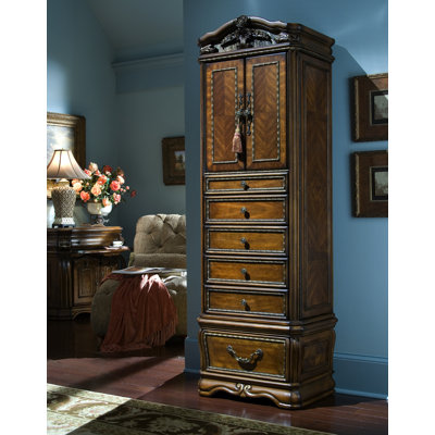 Oppulente Swivel 5 Drawer Lingerie Chest by Michael Amini -image