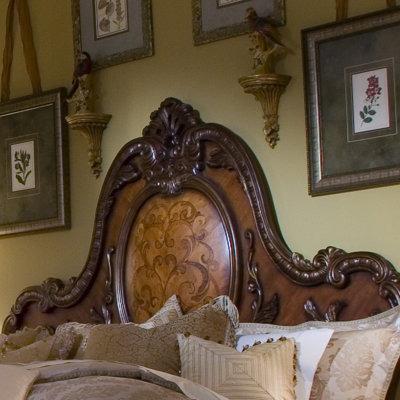 Chateau Beauvais Panel Headboard by Michael Amini -image