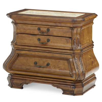 Click To Image : Tuscano 3 Drawer Nightstand by Michael Amini Now