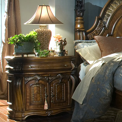 Oppulente 1 Drawer Nightstand by Michael Amini -image