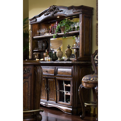 Michael Amini Oppulente Wall Bar in Sienna Spice