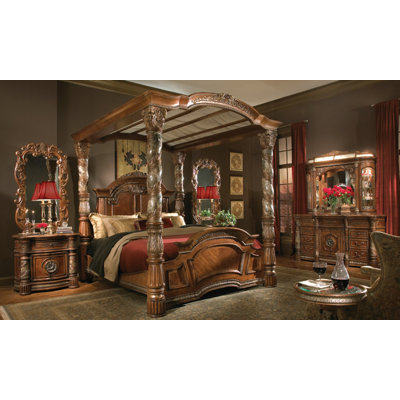 Villa Valencia Four Poster Bedroom Collection by Michael Amini -image