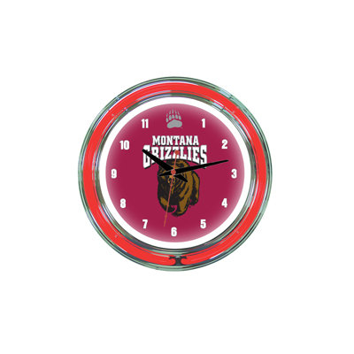 Wave 7 NCAA 14" Team Neon Wall Clock