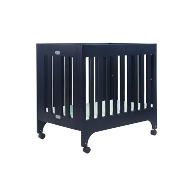 babyletto Grayson Mini Crib with Pad and Mini Crib Mattress