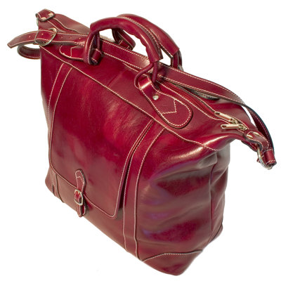 Floto Imports 16" Tack Leather Travel Duffel