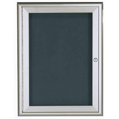 AARCO Enclosed Directory Cabinet with Waterfall Style Frame