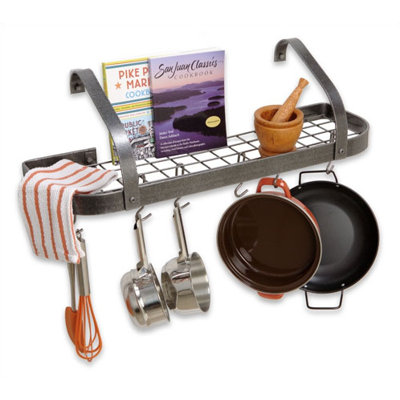 Premier Elite Book Shelf Wall Mounted Pot Rack