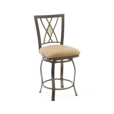 Hillsdale Furniture Brookside Diamond Back Swivel Counter Stool
