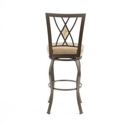 Hillsdale Furniture Brookside Diamond Back Swivel Bar Stool