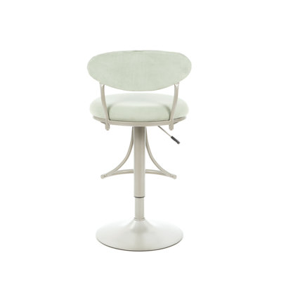 Hillsdale Furniture Venus Adjustable Swivel Bar Stool - Atmosphere Faux Suede