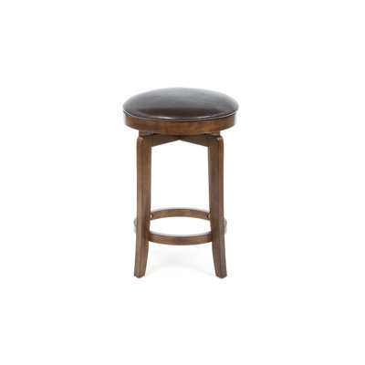Hillsdale Furniture Brendan Backless Counter Stool in Brown Cherry