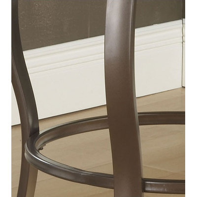 Hillsdale Furniture Brookside Bar Height Glass Bistro Table with Marin Stools