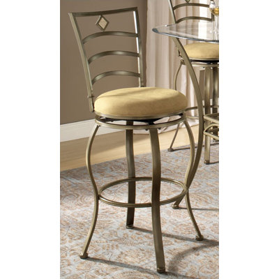 Hillsdale Furniture Brookside Bar Height Glass Bistro Table with Marin Stools