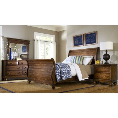 Hamptons Sleigh Bedroom Collection by Hillsdale Furniture -image
