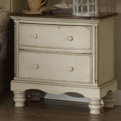 Click To Image : Wilshire 2 Drawer Nightstand by Hillsdale Furniture Now