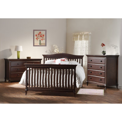 PALI Mantova 4-in-1 Forever Convertible Crib in Chocolate