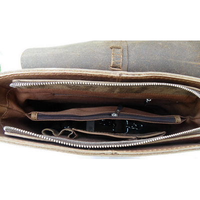 Vagabond Traveler Leather Messenger Bag