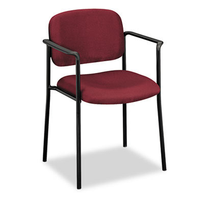 Basyx by HON Four-High Stacking Fabric Chair with Leg Base